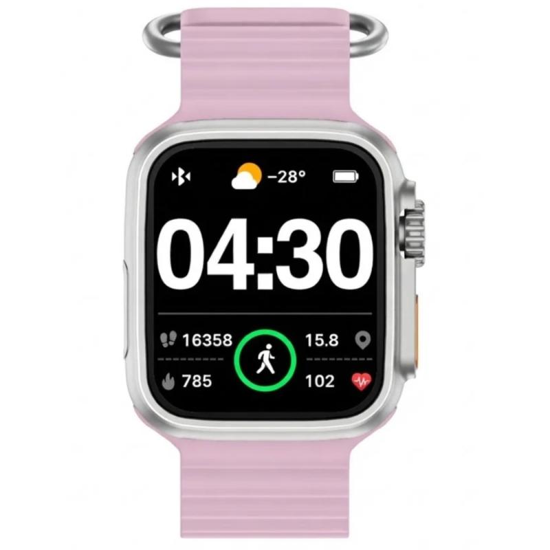 SMARTWATCH JERSEY 36MM SILI ROSA RADIANT