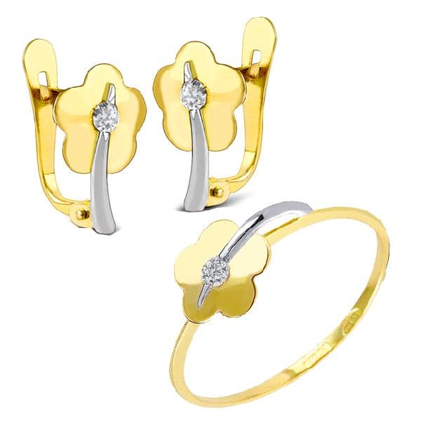 JUEGO COMUNION GLADIS. ORO 18K