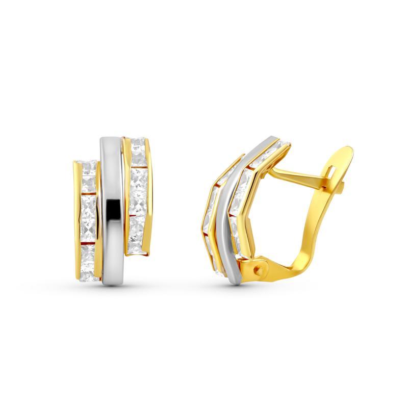 PENDIENTES TREVI. ORO 18K