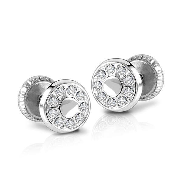 PENDIENTES CIRCLE. ORO 18K