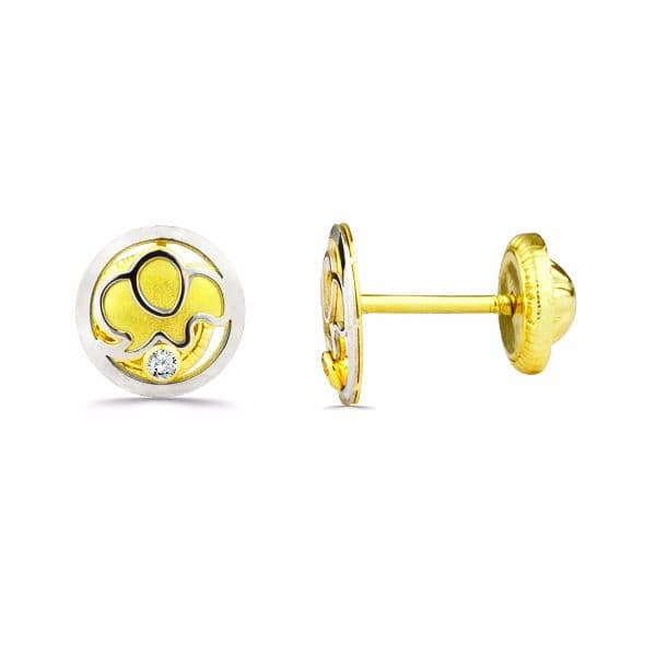 PENDIENTES JUMBO. ORO 18K 