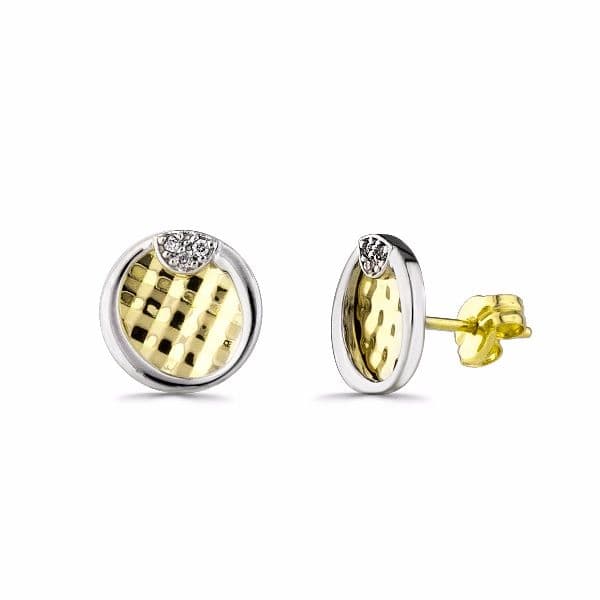 PENDIENTES CIRCULARE. ORO 18K