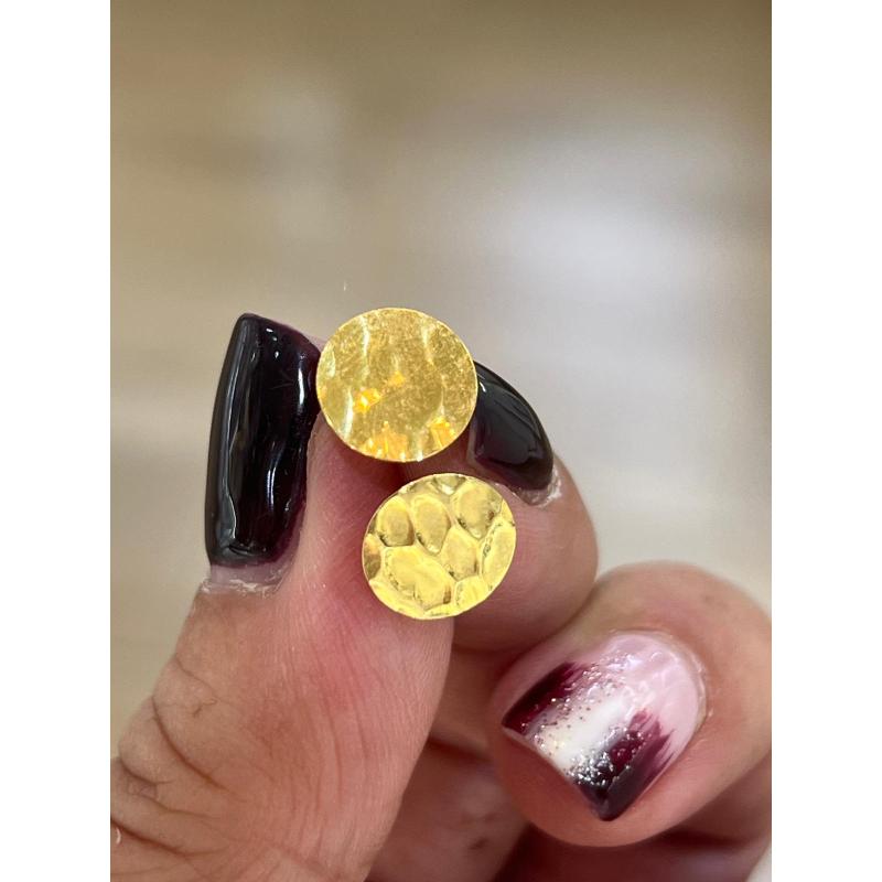 PENDIENTE REDONDETA. ORO 18K