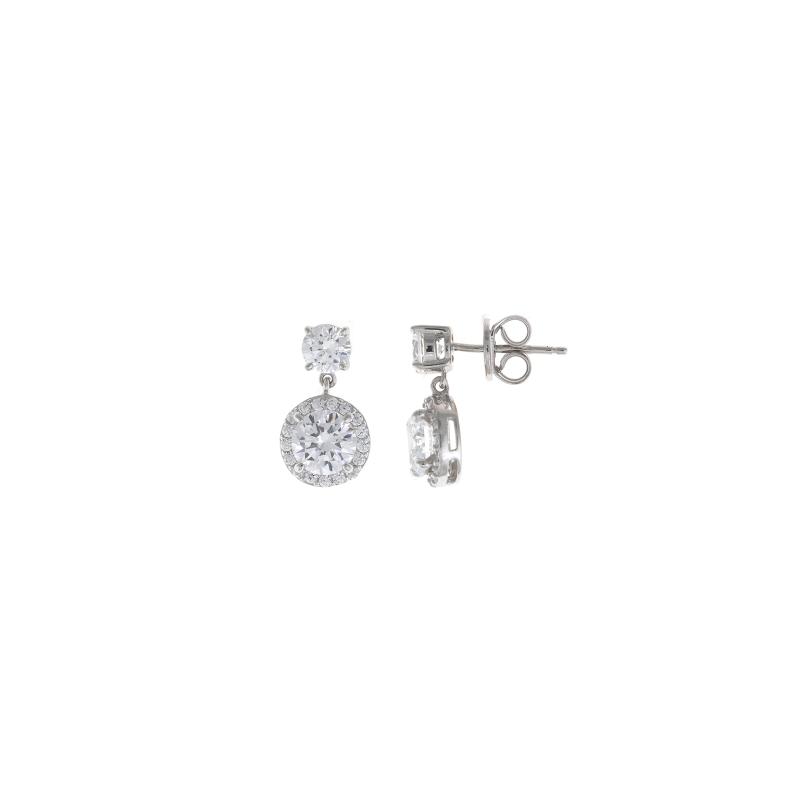 PENDIENTES ROSETA. PLATA. SALVATORE