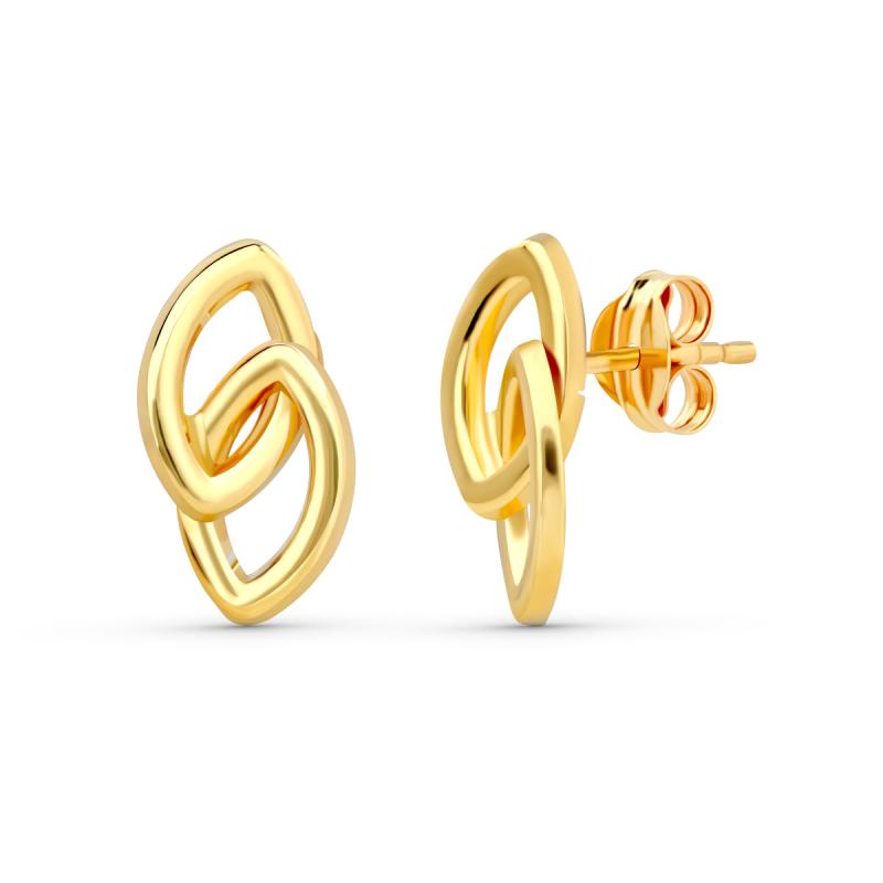 PENDIENTES OJIVAL. ORO 18k