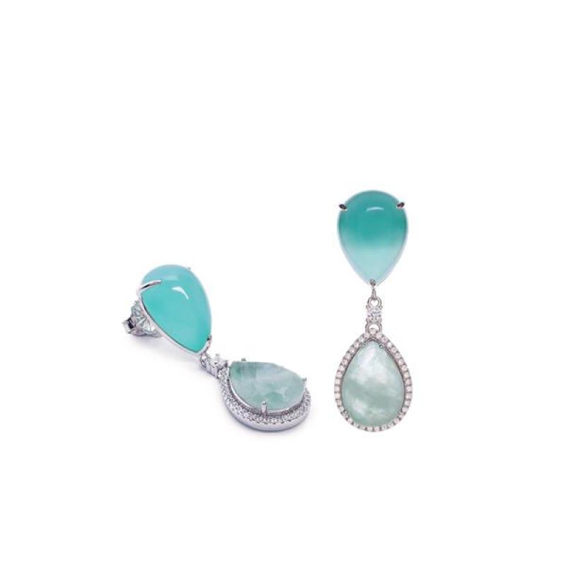 PENDIENTES FROZEN. PLATA