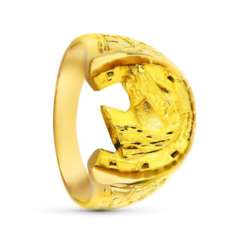 SELLO HERRADURA CABALLO  ORO 18K