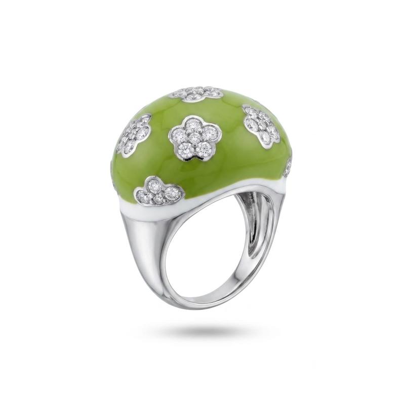 ANILLO ESMALTADO PLATA (VARIOS COLORES)