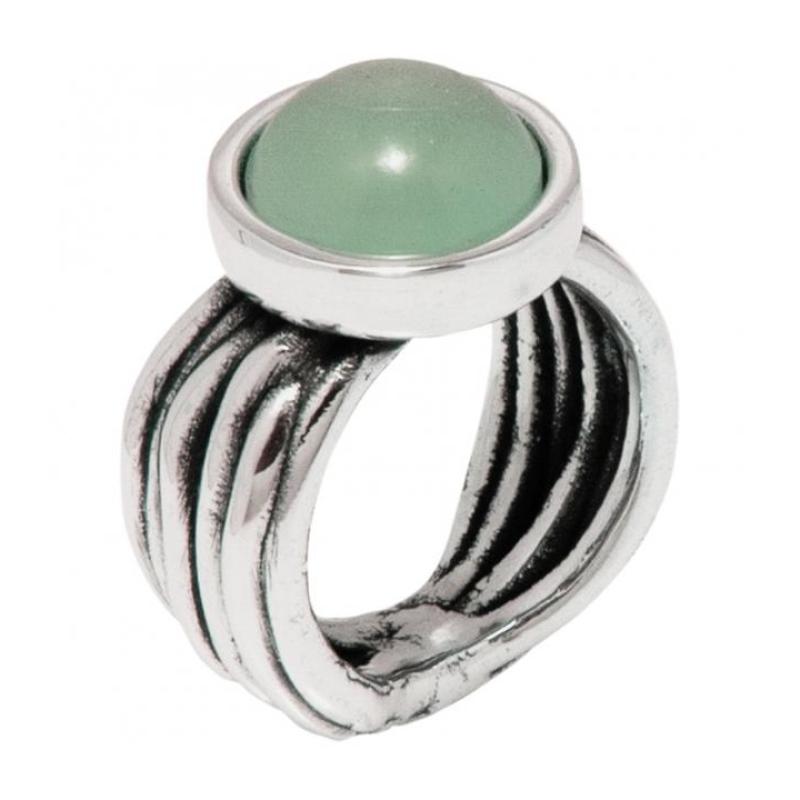 ANILLO TRIZZIA. PLATA PURA