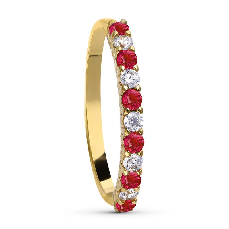 ANILLO ROUGE. ORO 18K