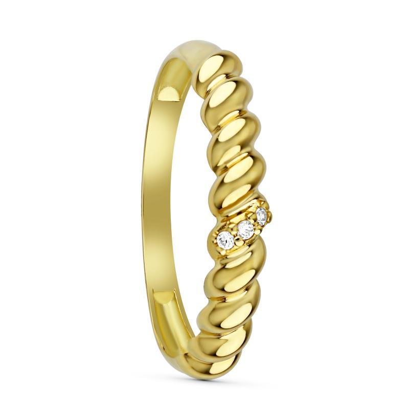 ANILLO SARAH. ORO 18K