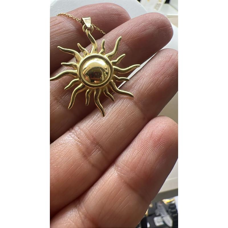 COLGANTE SOL. ORO 18K