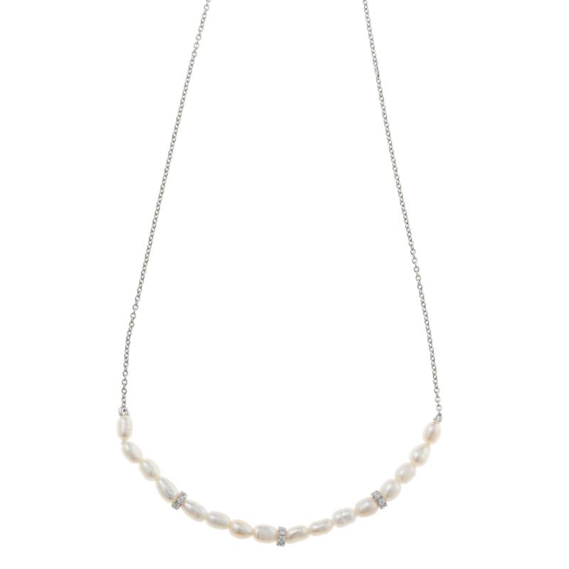 GARGANTILLA PERLITAS PLATA Salvatore