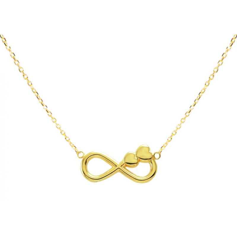 GARGANTILLA CORAZONES INFINITOS. ORO 18K