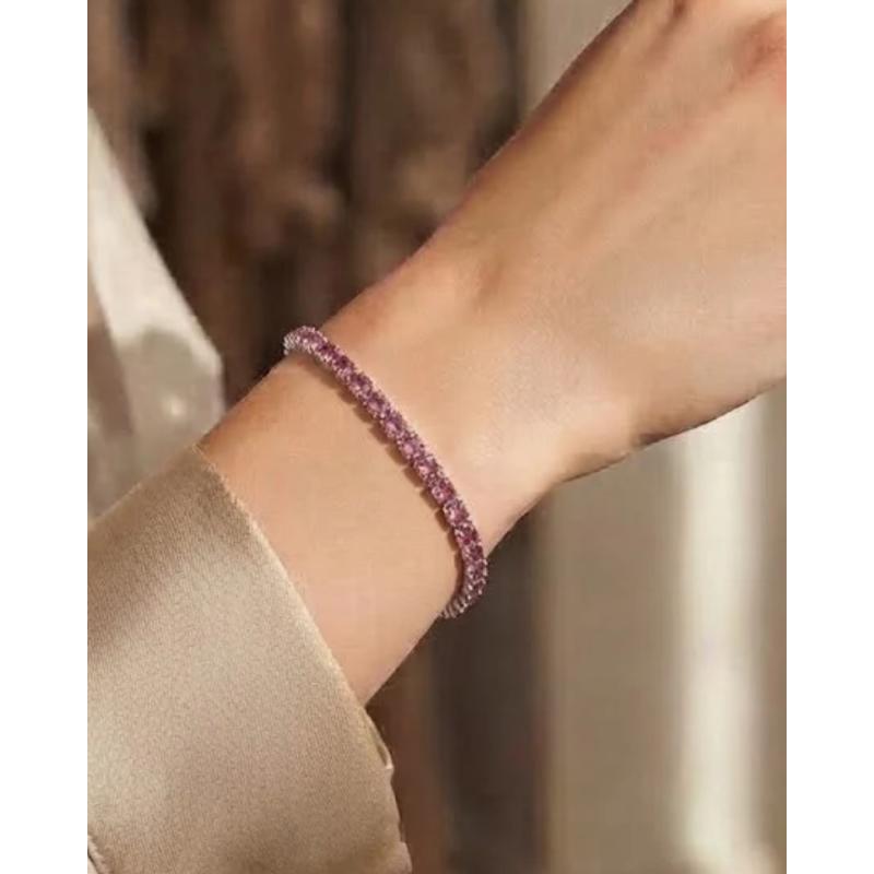 PULSERA BUGANVILLA PLATA