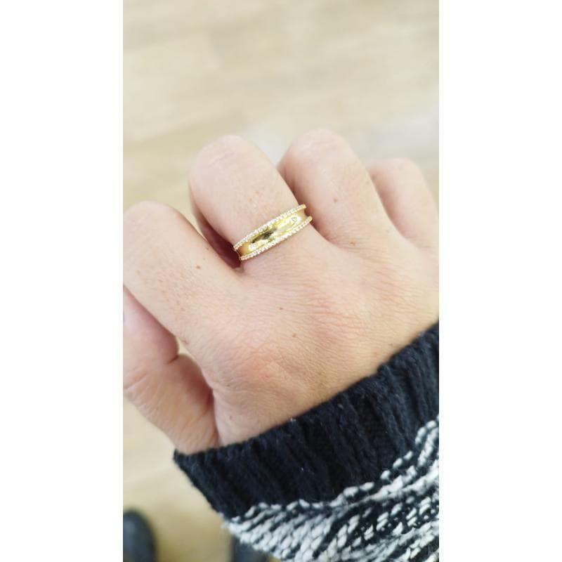 ANILLO GISELLE. ORO 18K