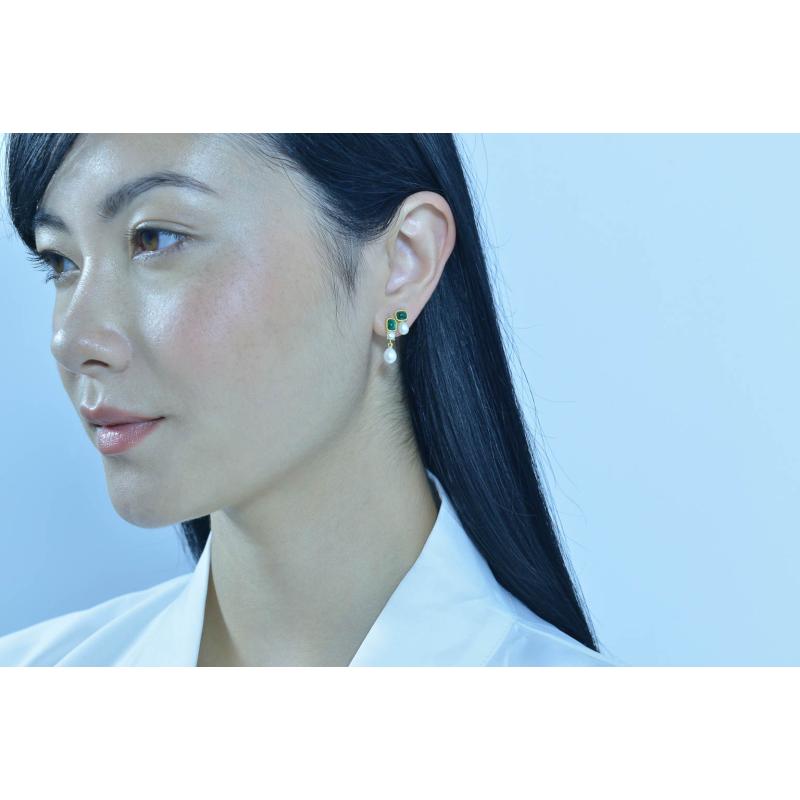 PENDIENTES JOHANA. PLATA