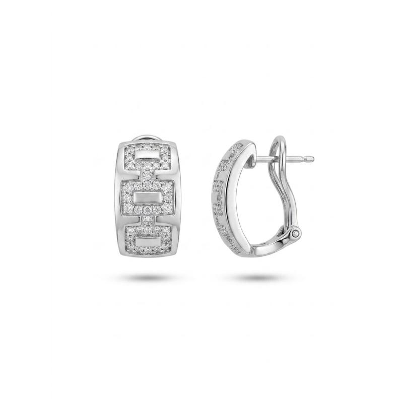 PENDIENTES  TRIZZIA PLATA 