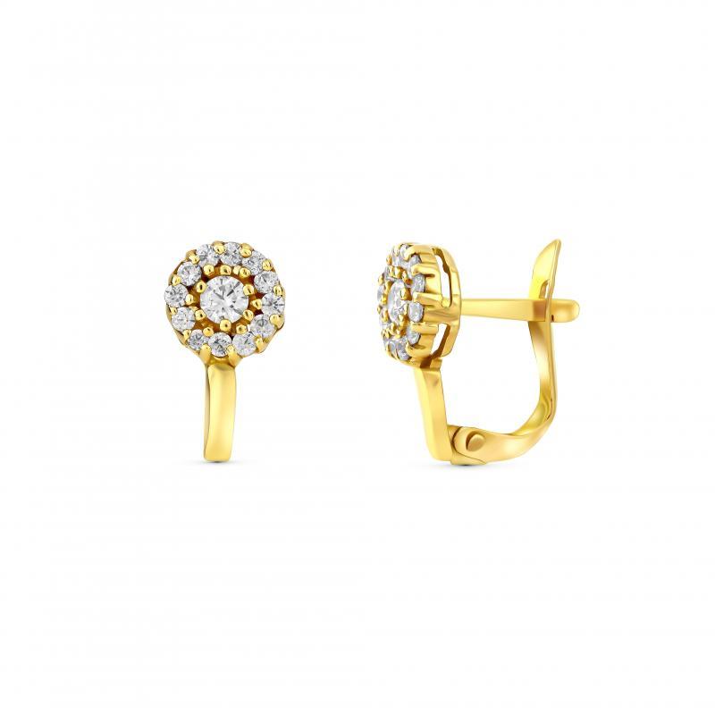 PENDIENTES COMUNIÓN. ORO 18K