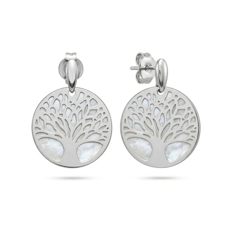 PENDIENTES ARBOL DE LA VIDA.PLATA