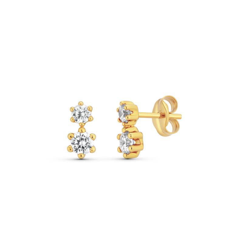 PENDIENTES ELEONOR. ORO 18K