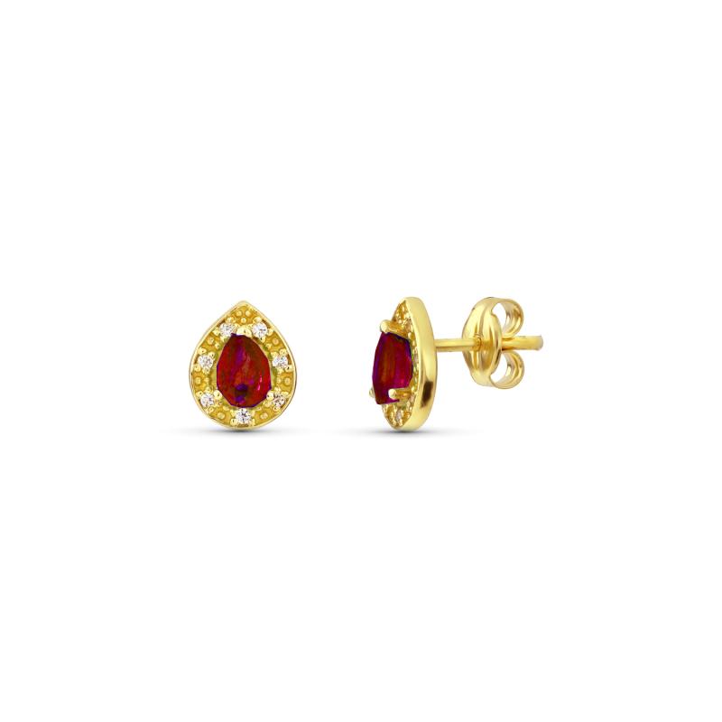 PENDIENTES YVONNE. ORO 18K
