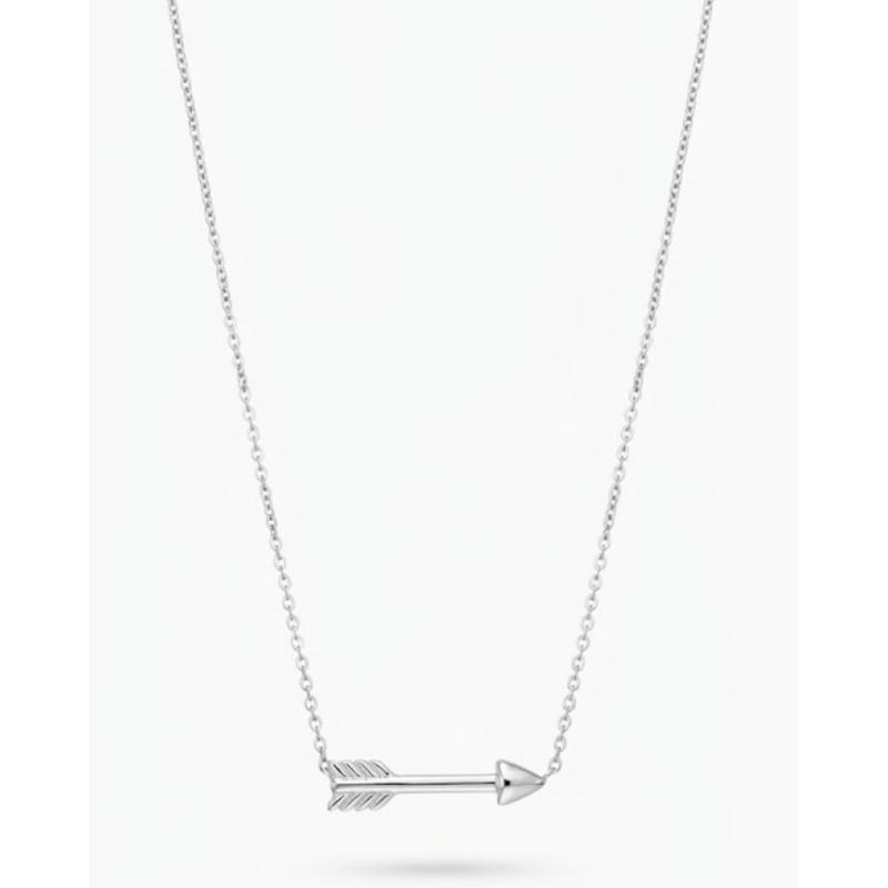 COLLAR FLECHA PLATA