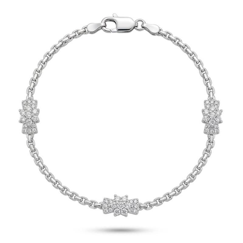 PULSERA  GIULIA PLATA