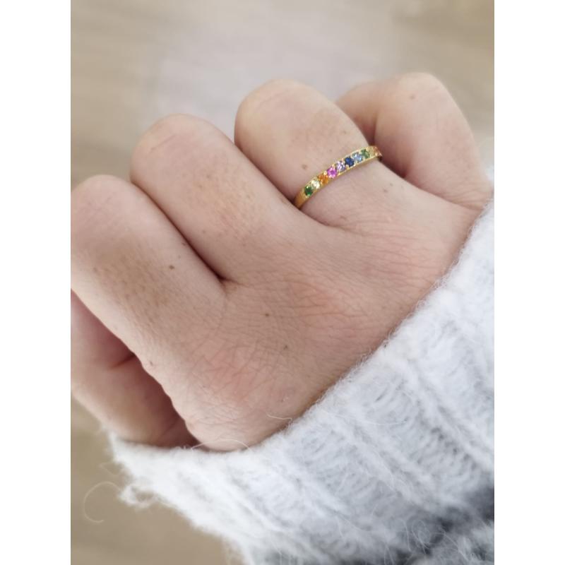 ANILLO ALEGRA. ORO 18K