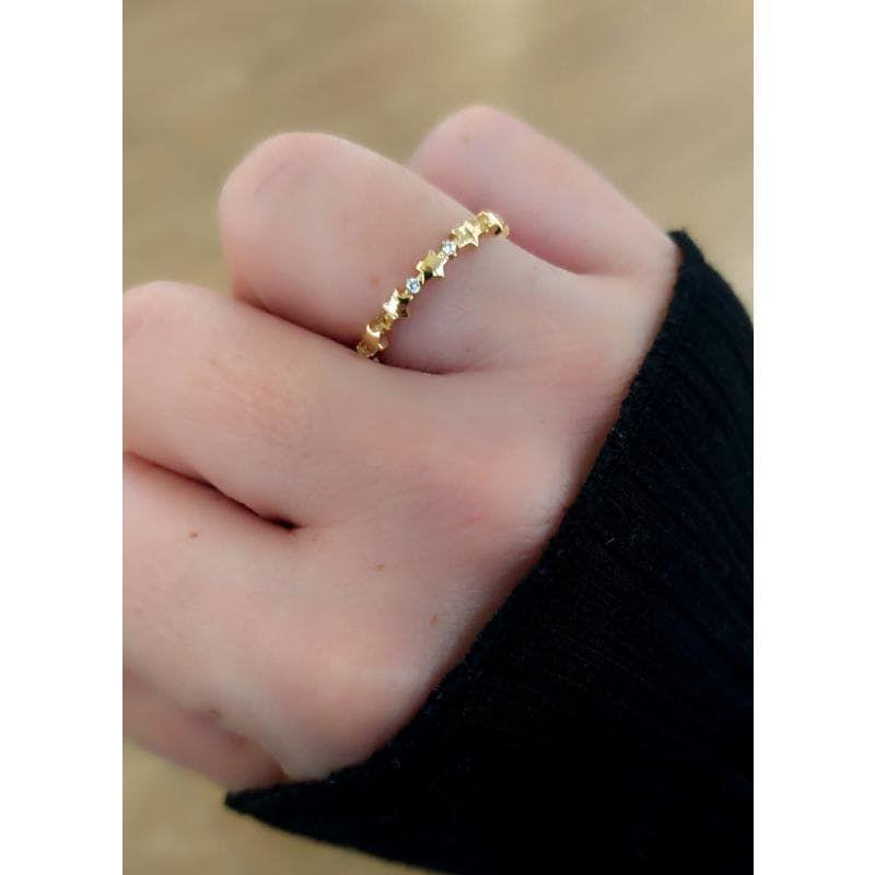 ANILLO ESTELAR. ORO 18K