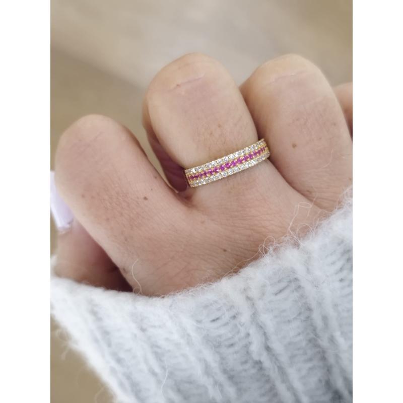 ANILLO GENOVA. ORO 18K