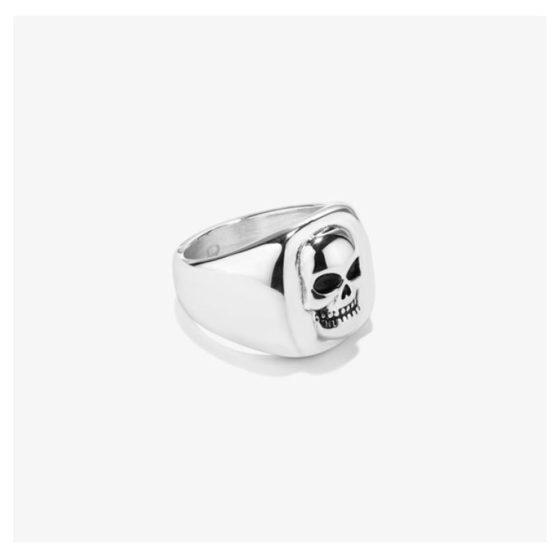 ANILLO HOMBRE SKULL PLATEADO ROUTE 66 RADIANT