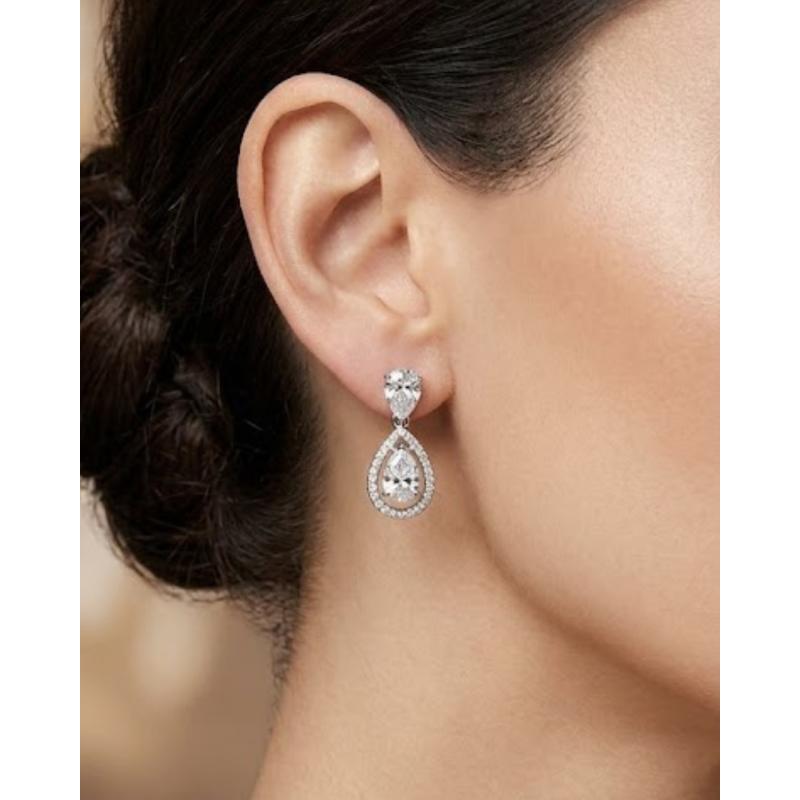 PENDIENTES CARLOTA. PLATA
