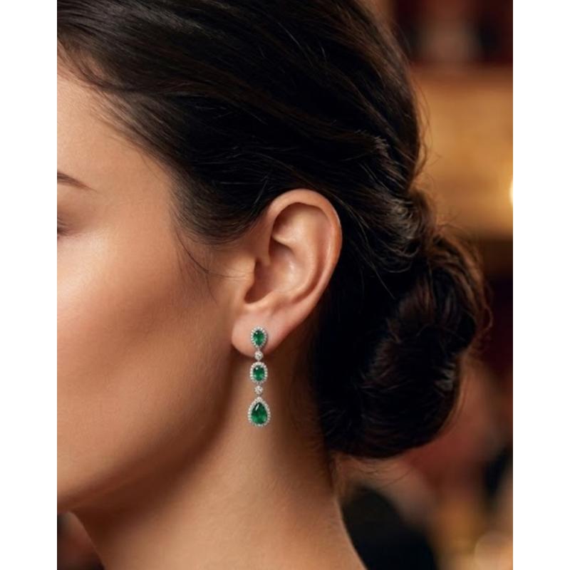 PENDIENTES CROWN, PLATA SALVATORE