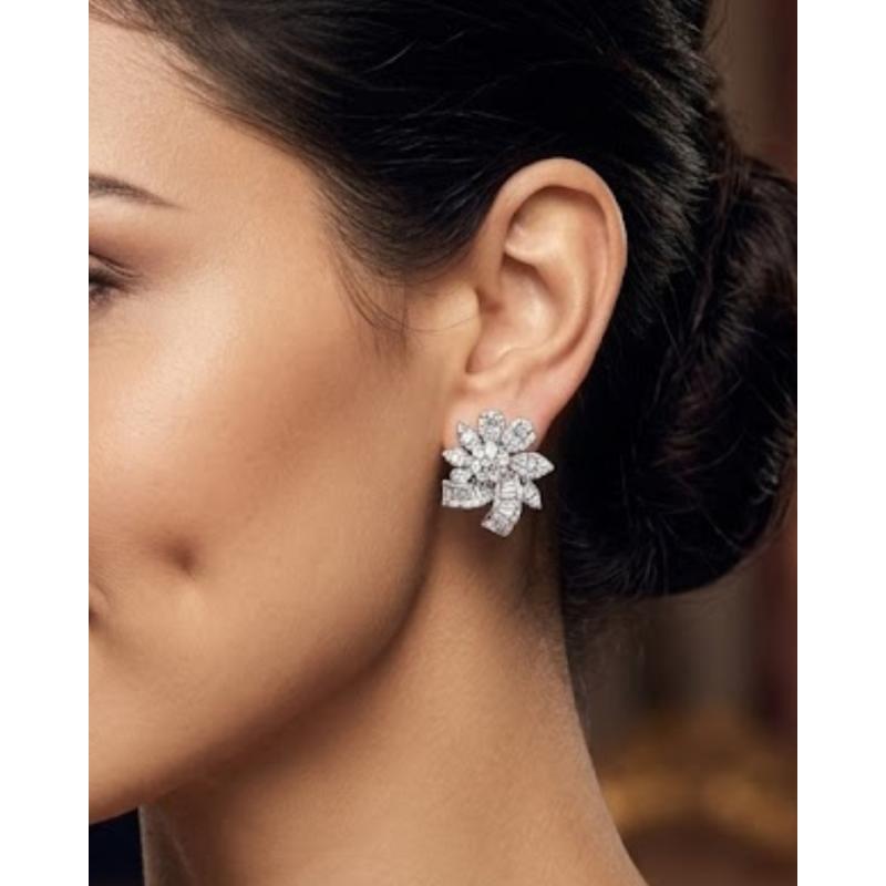 PENDIENTES PRIMAVERA. PLATA. SALVATORE