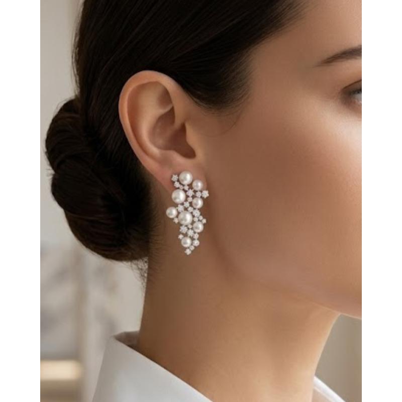 PENDIENTES EMPERATRIZ PLATA Salvatore