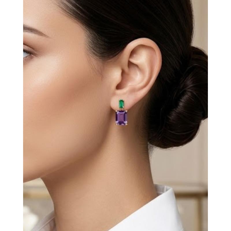 PENDIENTES ISABELLE. PLATA. SALVATORE