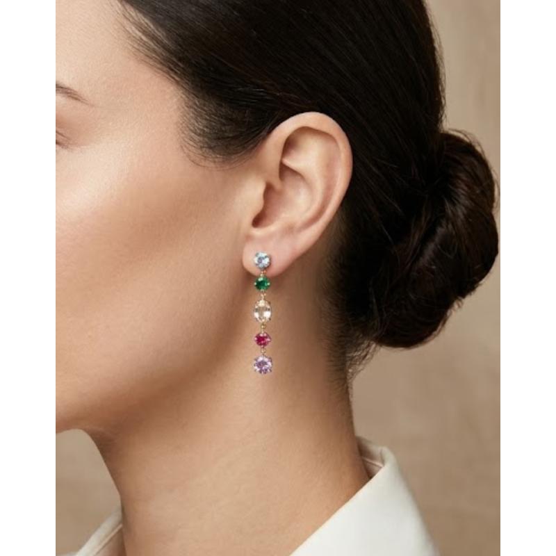PENDIENTES JULIETA. PLATA. VICTORIA CRUZ