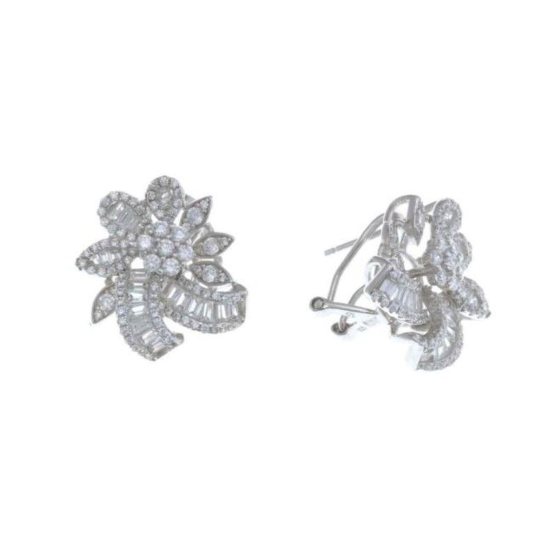 PENDIENTES PRIMAVERA. PLATA. SALVATORE