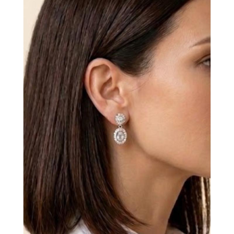 PENDIENTES ISABELINOS PLATA