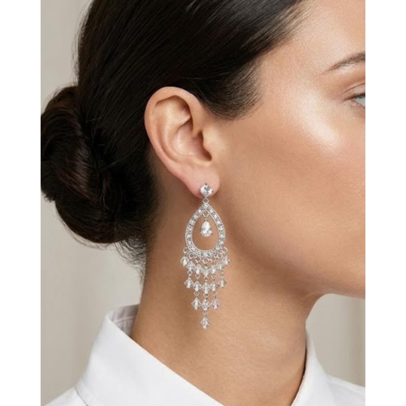 PENDIENTES AZUCENA PLATA
