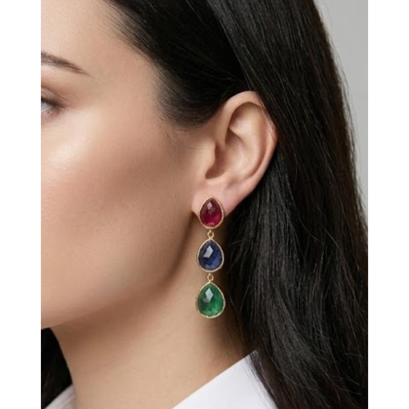 PENDIENTES TRIADA COLOR