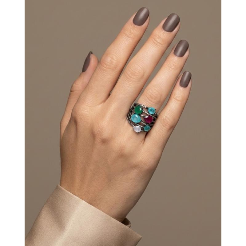ANILLO CINTHIA. PLATA
