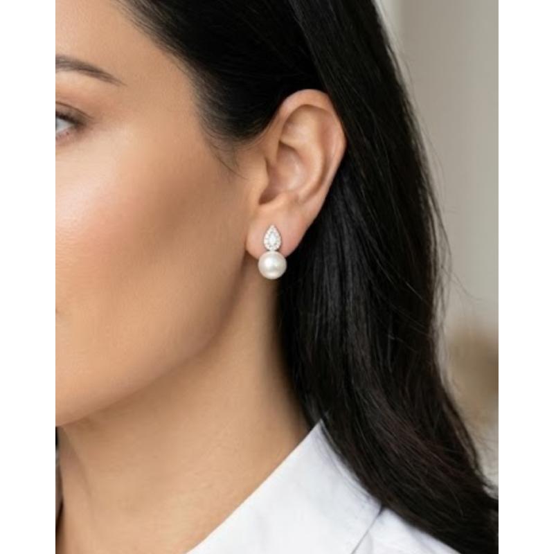 PENDIENTES CARMELA. PLATA SALVATORE