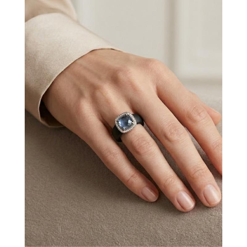 ANILLO ELISA. PLATA