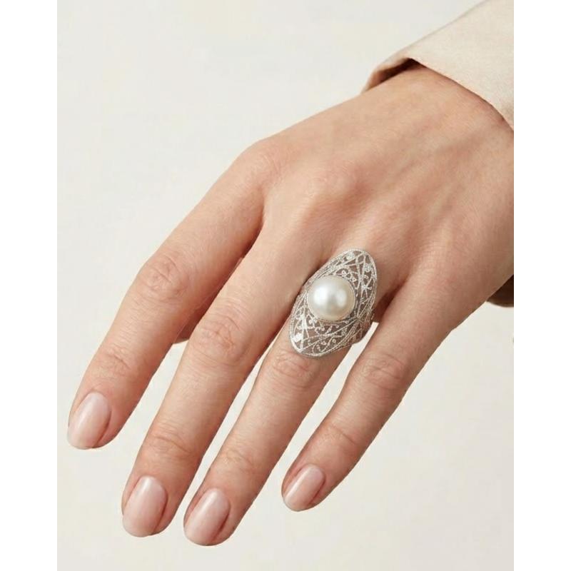 ANILLO VERONIQUE. PLATA