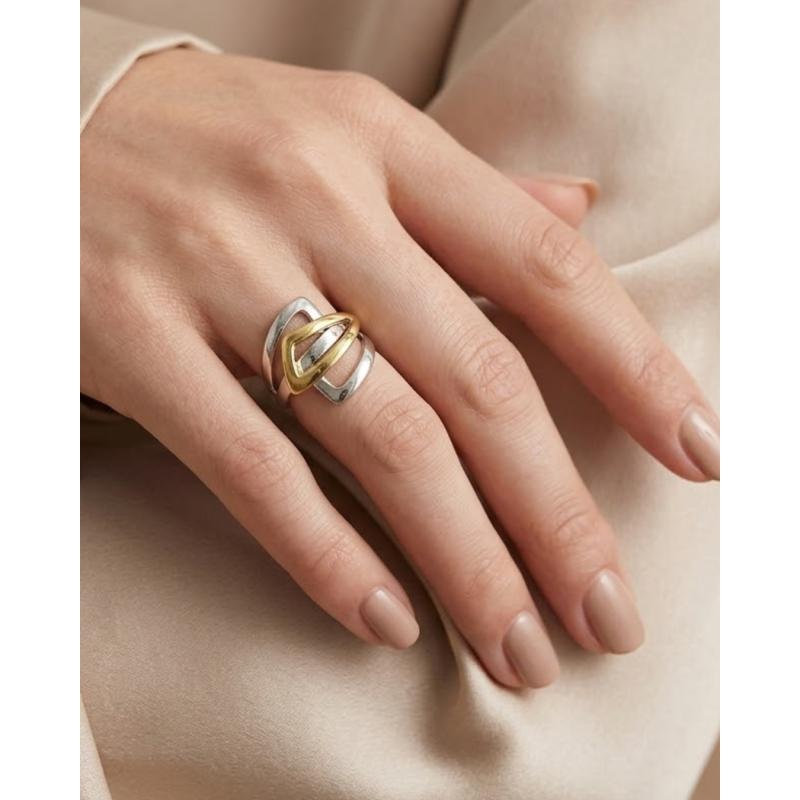 ANILLO ANDREA. PLATA