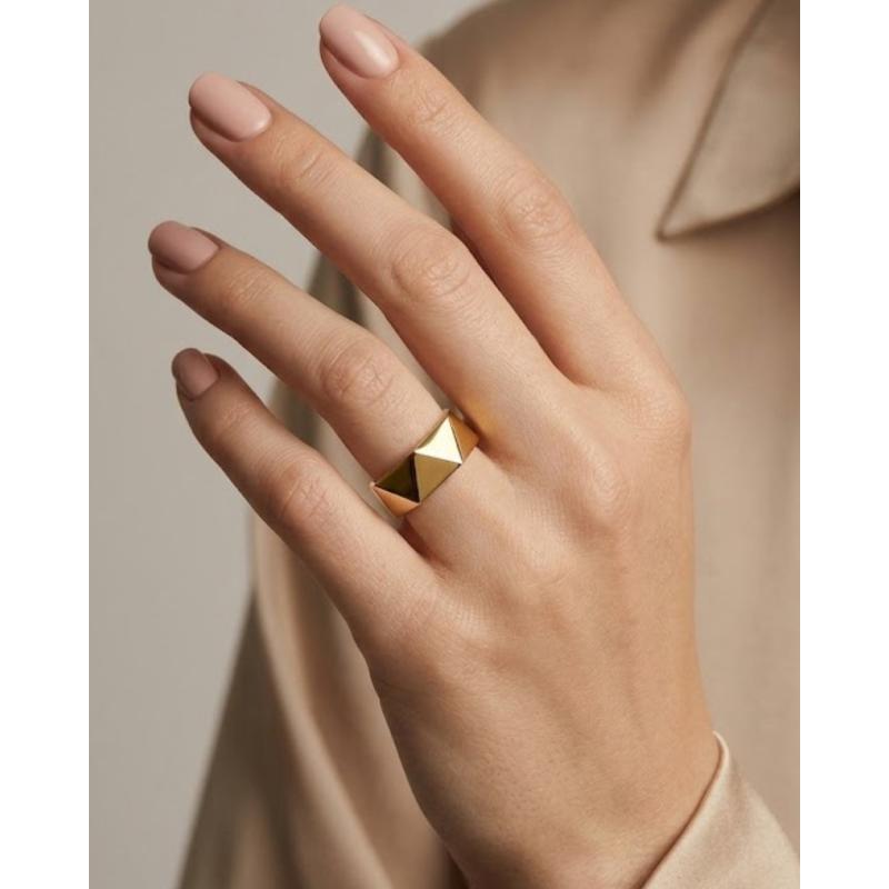 ANILLO TRIANGLE. PLATA SALVATORE