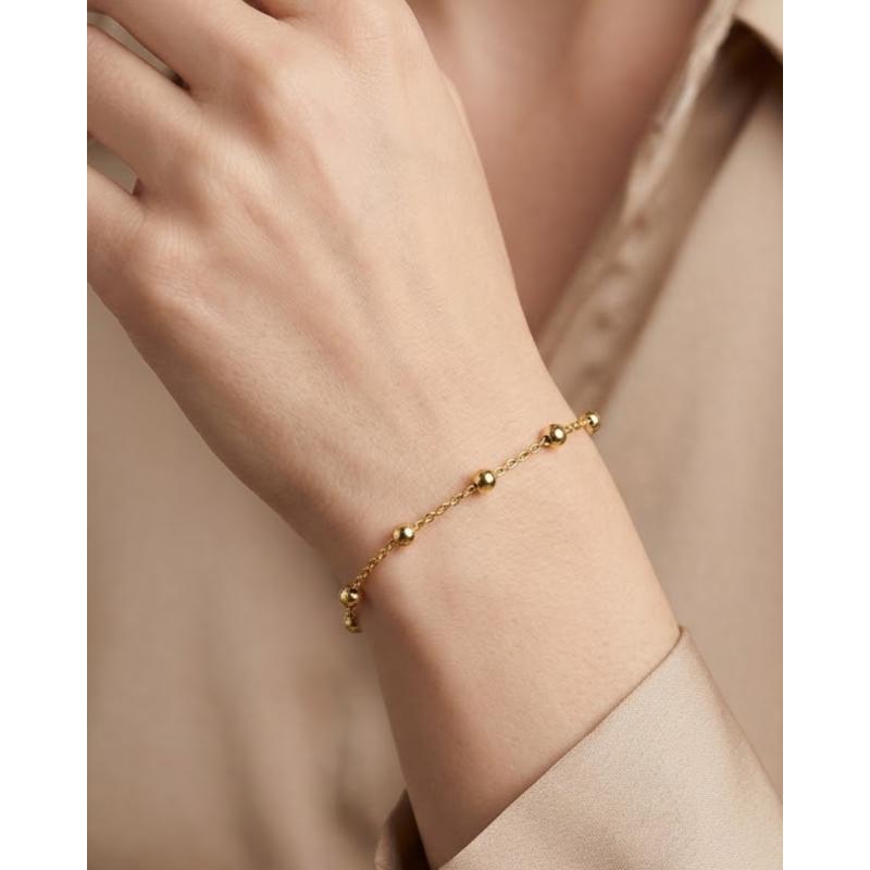 PULSERA CHELEGEL PLATA CHAPADA. LUXENTER