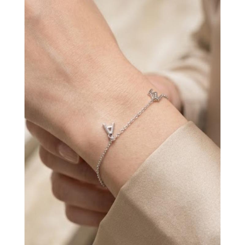 PULSERA MAMÁ PLATA